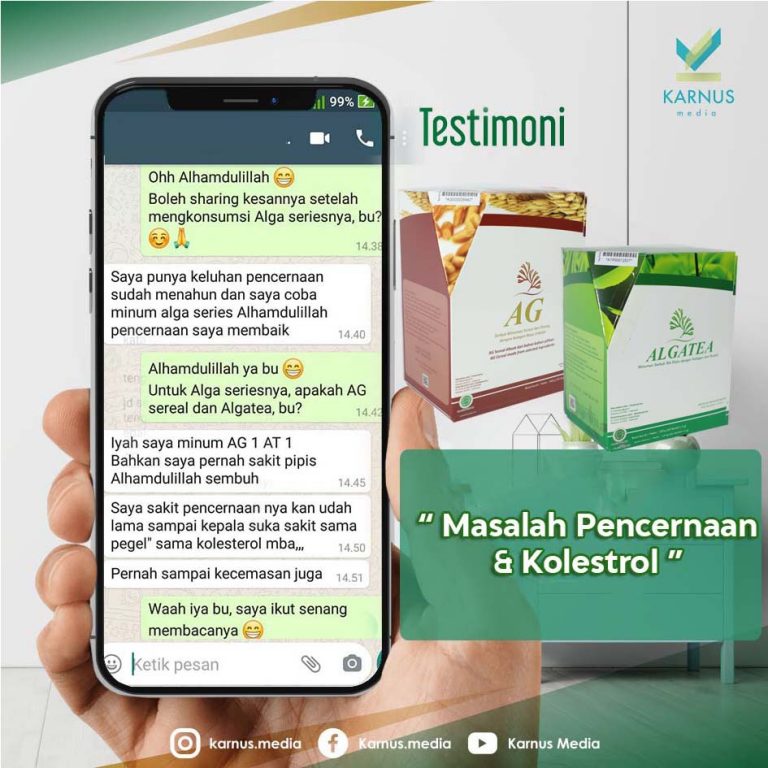 TESTIMONI AG & AT PENCERNAAN &KOLESTROL