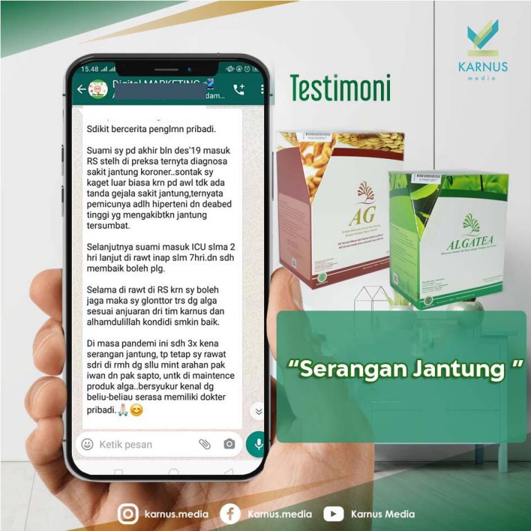 TESTIMONI AG & AT SERANGAN JANTUNG